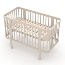 Elf Bed Kalmia Art.298155 Nut Детская деревянная кроватка 140x70см