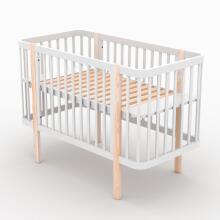 Elf Bed Kalmia Art.298156 White Детская деревянная кроватка 140x70см