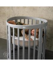 Elf Bed Crib Roundy  Art.298159 Nut Стильная круглая деревянная кроватка