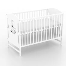 Elf Bed Meadow Art.298168 White/Grey  Wooden baby crib  (120x60 cm)