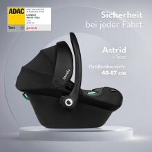 Lionelo Astrid I-Size Art.298201 Black Grey Bērnu autosēdeklis (0-13 kg)