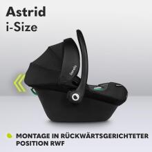 Lionelo Astrid I-Size Art.298201 Black Grey Bērnu autosēdeklis (0-13 kg)