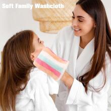 Bebe Basic Washcloth Art.298318 Stripes Cotton washing mitt