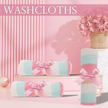 Bebe Basic Washcloth Art.298318 Stripes Cotton washing mitt
