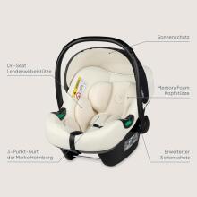 Lionelo Astrid I-Size Art.298321 Cream Infant car seat (0–13 kg)