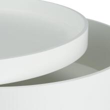 ModernHome Round Side Table Art.298327 Round coffee table with storage and bedside table
