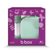 Set Mini Lunchbox + 450 ml Tritan Water Bottle with Straw, Spearmint, b.box