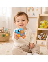 WOOPIE BABY Griezējs Sensory Rotaļlietas ar Sūkšanas Krūzēm Dzīvnieki 3 gab.