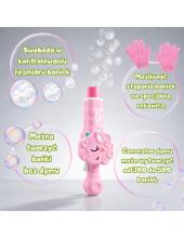 WOOPIE Smoke Bubble Gun Unicorn Fog Machine