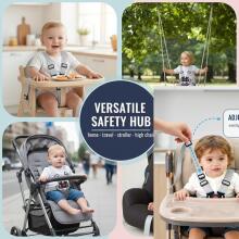 Kidsworld High Chair Safety Belts Art.298739 Barošanas rēsla drošības jostas