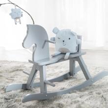 Kidsworld Rocking Horse Art.298741 Grey Children's wooden rocking toy
