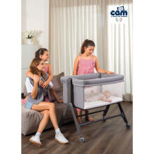 Cam Sempreconte Art.920-T167 Beige Crib for a comfortable co-sleeping 2-in-1