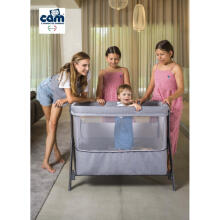 Cam Sempreconte Art.920-T167 Beige Crib for a comfortable co-sleeping 2-in-1