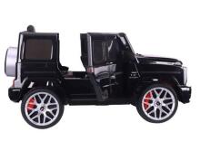 Lean Toys Mercedes G63 Art.S306-1 Black Bērnu elektromašīna ar akumulatoru, tālvadības pultu
