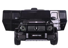 Lean Toys Mercedes G63 Art.S306-1 Black Bērnu elektromašīna ar akumulatoru, tālvadības pultu