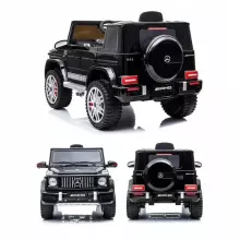Lean Toys Mercedes G63 Art.S306-1 Black Bērnu elektromašīna ar akumulatoru, tālvadības pultu