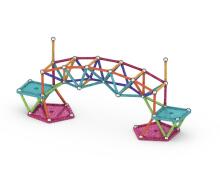 Magnetic constructor - Glitter Panels (142 pcs.)