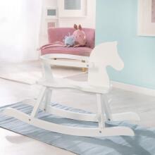 Kidsworld Rocking Horse Art.299213 White Children's wooden rocking toy