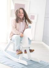 Kidsworld Rocking Horse Art.299213 White Children's wooden rocking toy