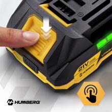 21V 2Ah Battery for Humberg Power Tools Li-ion 5 Cells HM-433