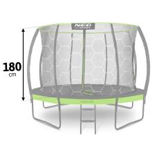 Iekšējais tīkls Neo-sport trampolīniem 252cm 8ft 6 stabi