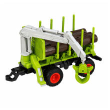 RC Tālvadības Traktors ar Meža Piekabi un Koksnes Satvērēju 1:24