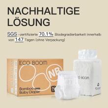 Eco Boom  Organic Bamboo Art.299482  Экологические подгузники 2 размер, 3-8 кг