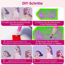 Diamond Painting Huntrix Art.299484 Diamond Mosaic Craft Kit 30×40 cm