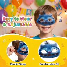 Paper Party Masks Huntrix Art.299485 Paper carneval mask, 1 pc.