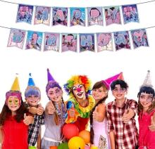 Paper Party Masks Huntrix Art.299487 Paper carneval mask, 1 pc.