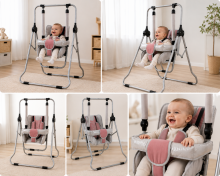 Adbor Swing N1 Art.N-07 Indoor/outdoor children's swing with a safety rail