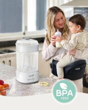 Grownsy Steriliser for Baby Bottles with Dryer Function 5-in-1 Art.299683 стерилизатор с сушилкой для детских принадлежностей, детских бутылочек и аксессуаров для молокоотсосов