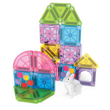 MAGNA-TILES Micromags magnet constructor travel set Spring Garden, 24 pcs