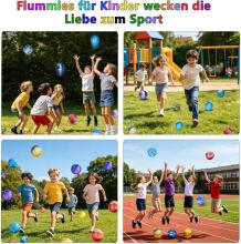 Kidsworld Bouncy Rubber Soccer Ball Art.299913 Каучиковый мяч-прыгун – 3.2 см