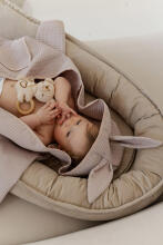 BATH COVER WAFFLE GREY 110X110