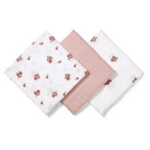 348/13 SUPER SOFT PINK MUSLIN DIAPERS