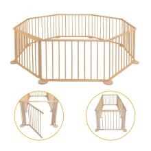 Wooden Playpen Hexagon Art.30298  wooden playpen [Toddler Activity Center Safety Games Fence Kids Play Center Yard Home Indoor Outdoor Fence Play Pen]
