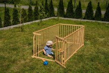 Wooden Playpen Hexagon Art.30298  wooden playpen [Toddler Activity Center Safety Games Fence Kids Play Center Yard Home Indoor Outdoor Fence Play Pen]