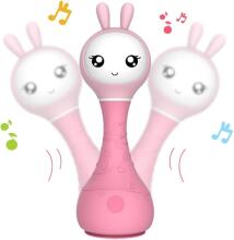 Alilo Smart Hare R1 Pink RU – Interactive Musical Developmental Toy for Children from 0+ with Russian Voice