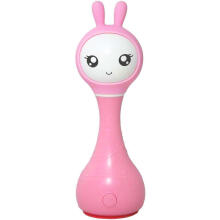 Alilo Smart Hare R1 Pink RU – Interactive Musical Developmental Toy for Children from 0+ with Russian Voice