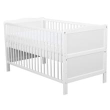 Bocian Kids Nadia II Art.31002 White Детская деревянная кроватка -трансформер 120x60см