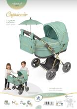 DeCuevas Toys Capriccio Art.85073 Leļļu rati ar somu