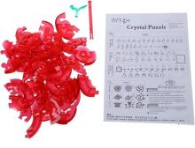 Crystal Puzzle Apple Art.32257 Kristāla  3D Puzles