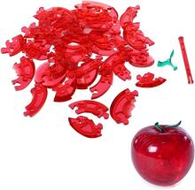 Crystal Puzzle Apple Art.32257 Kristāla  3D Puzles