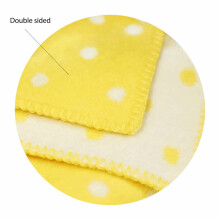 La bebe™ Lambswool 70х100 Art.36628 Yellow Baby blanket (New Zealand wool), 100x70 cm