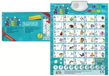Musical Latvian ABC Art.37189 Настольная игра: Говорящая азбука/Звуковой плакат для начинающих изучать латышский язык (LV)