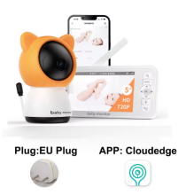 La bebe™ Accessories Monitor Babyphone Wireles Art.38931 White Digitālais bērnu videomonitors