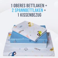Kidsworld Next to Me Bed Linen Art.38988 gultas veļa komplekts šūpulītim no 4 daļam