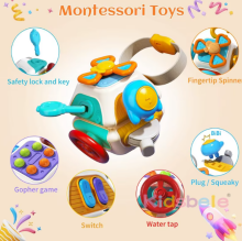 Cube Sensory Toddler Toys Art.41190 Attīstoša rotaļlieta Daudzfunkcionāls kubs