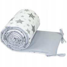 Ankras Star Art.41217 Grey Bērnu gultiņas aizsargapmale 180 cm